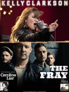 Kelly-Clarkson and The-Fray-hollywood at The Jiffy Lube Live